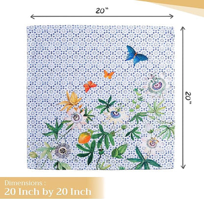 Maison d' Hermine Cloth Napkins Set of 4 100% Cotton Everyday Reusable Square - Image 4