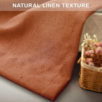 Pitalk Burnt Orange Curtains 108 Inches Long - Image 7