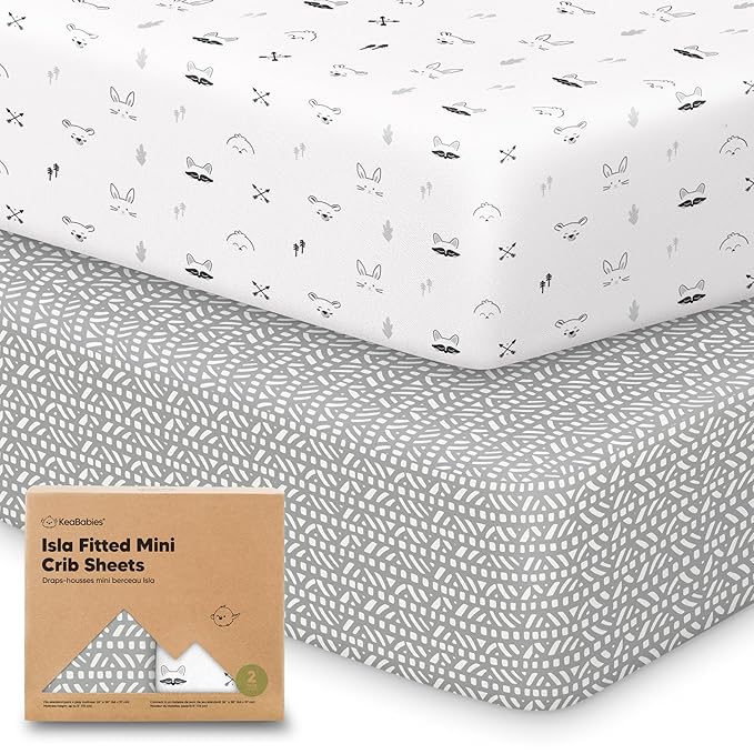Pack and Play Sheets Fitted by KeaBabies