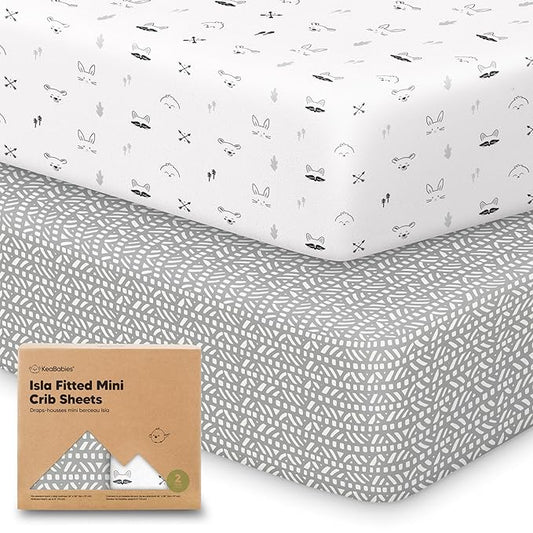 Pack and Play Sheets Fitted by KeaBabies