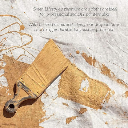 All Purpose Canvas Drop Cloth 4x12, Canvas Tarp - Image 6