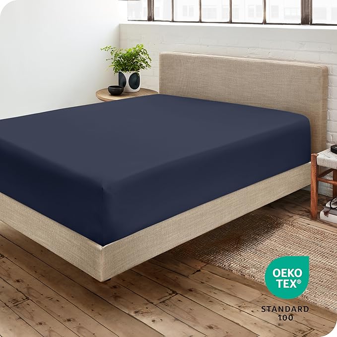 Bare Home Fitted Bottom Sheet Twin Size - Image 4