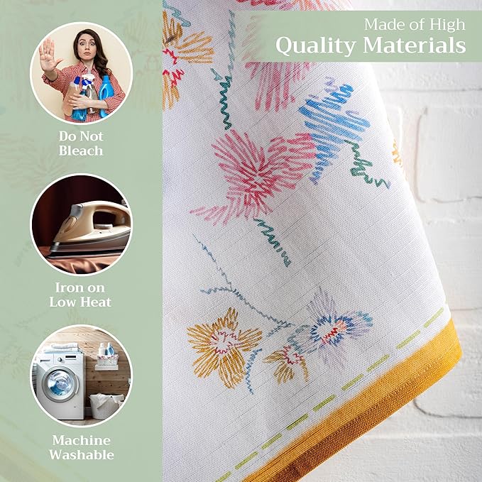 Maison d' Hermine Kitchen Towels Set of 2 100% Cotton 27.50" x 20" Reusable - Image 3