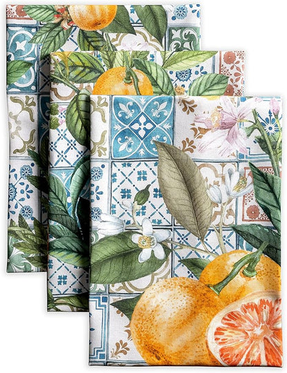 Maison d' Hermine Kitchen Towels Set of 3 100% Cotton 27.50" x 20" Reusable by MaisondHermine