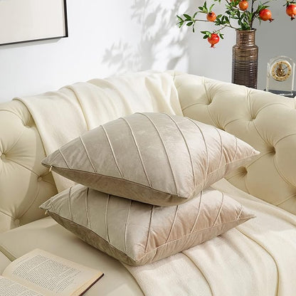 GIGIZAZA Decorative Velvet Pillow Covers 16x16, Living Room Square Cushion - Image 5