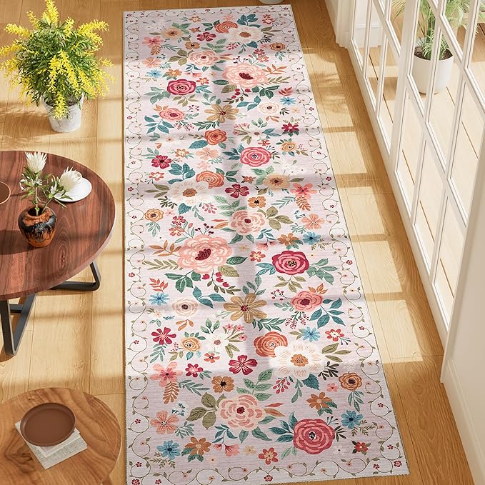 DUKINO Runner Rug, 2x7 Boho Kitchen Rug - Image 3