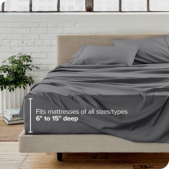 Bare Home Split King Sheet Set - Image 6