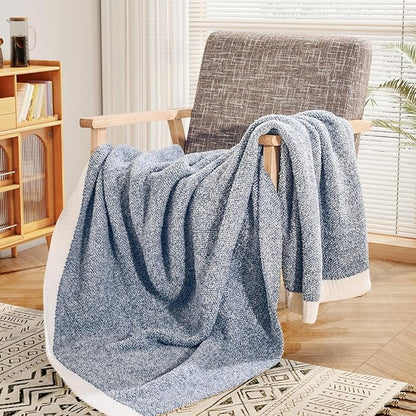 NEXHOME PRO Super Soft Throw Blankets, Cozy Warm Blankets Knit Blanket by NEXHOMEPRO
