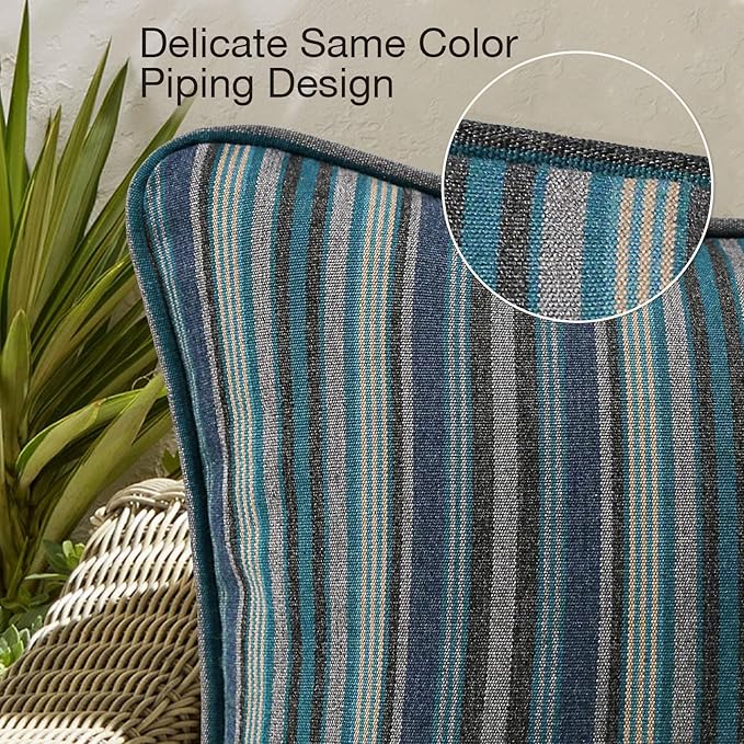 Sunbrella Decorative Outdoor Water Repellent Throw Pillows - Image 3