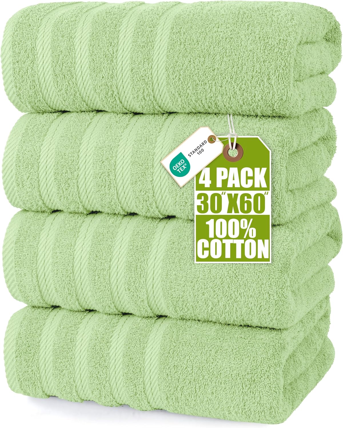 utopia towels 4 pack premium xl bath towels shown in use