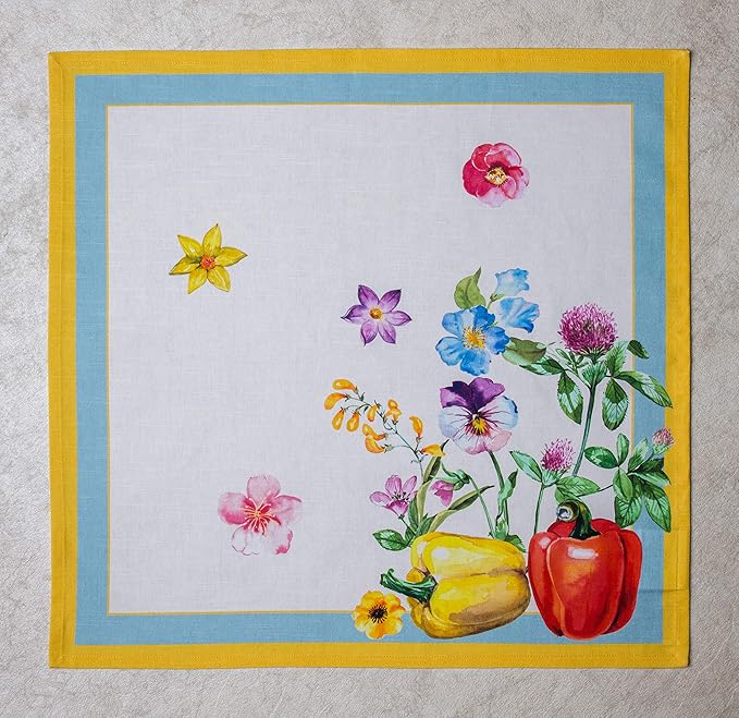 Maison d' Hermine Cloth Napkins Set of 4 100% Cotton Everyday Reusable Square - Image 9
