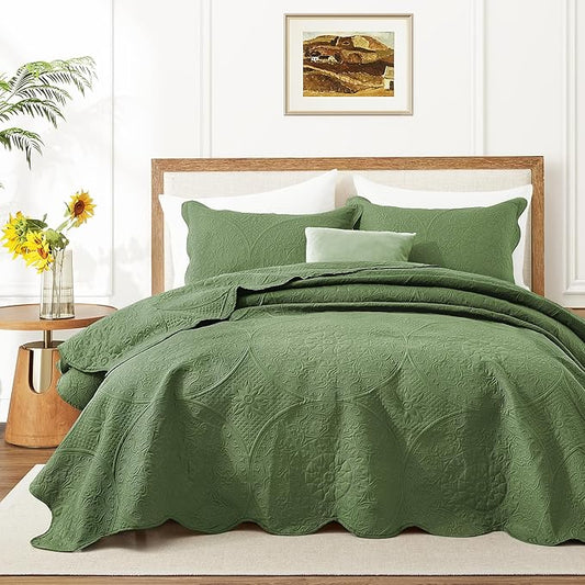 IR Imperial Rooms Twin Quilt Bedding Set Size + 1 Pillow Shams by IRImperialRooms