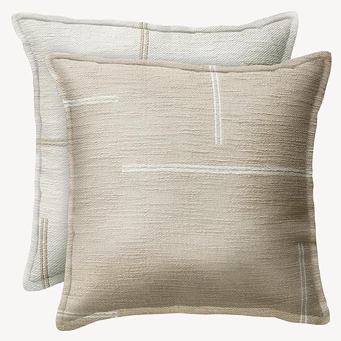 SanVia Dusk Premium Cotton Throw Pillow Covers, 20 x 20 Inches, Artisan Made - Image 2