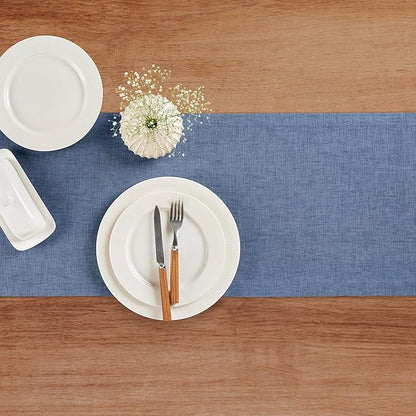Solino Home Linen Table Runner 90 Inches Long - Image 3
