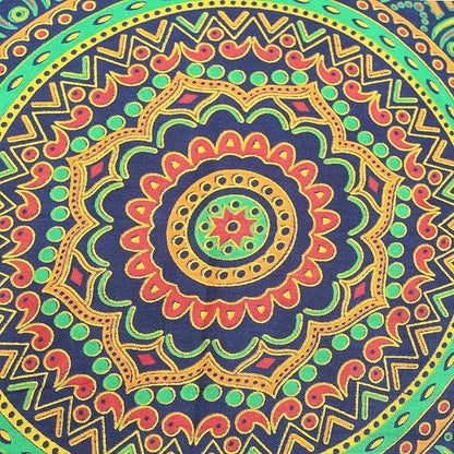 CRAFT KALA Large Hippie Mandala Meditation Floor Ottoman Pillow Cushion Pouf - Image 8