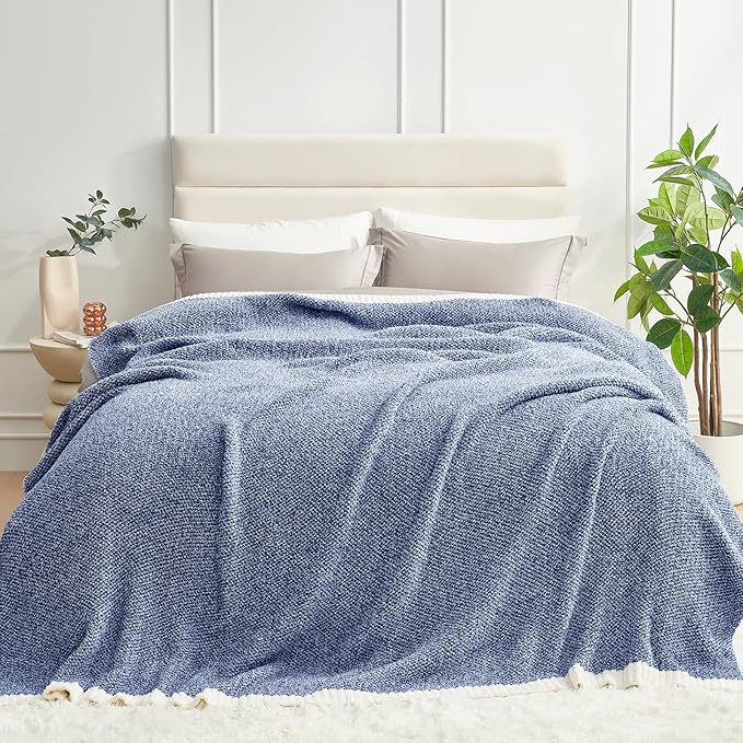 Snuggle Sac Queen Size Bedding Blankets, Super Soft Warm Oversized Blankets by SnuggleSac