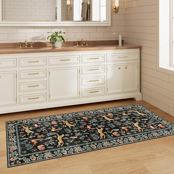 DUKINO 2x5 Rug for Hallway, Washable Kitchen Runner Rug - Image 4