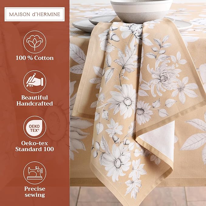 Maison d' Hermine Cloth Napkins Set of 4 100% Cotton - Image 2