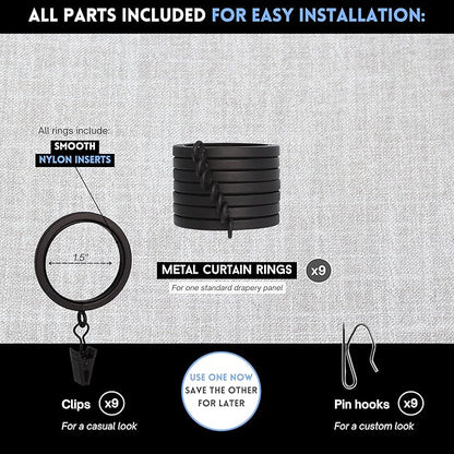BlastHome® Luxury Curtain Rings - Image 4