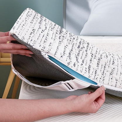 Subrtex Cooling Mattress Topper Cover King Size 2 Inch Mattress Topper - Image 5
