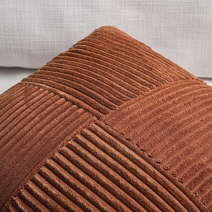 Fancy Homi 2 Packs Rust Long Lumbar Decorative Throw Pillow Covers 12x24 Inch - Image 3