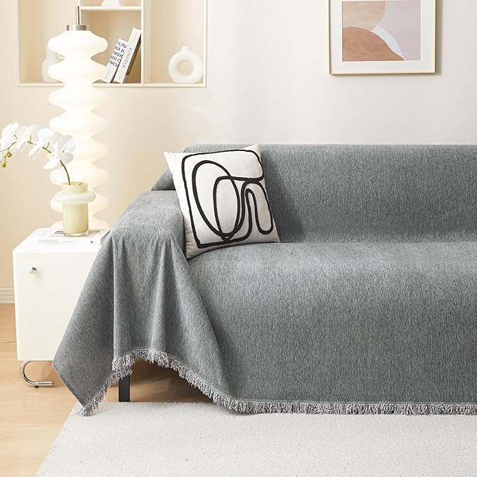 MEETSKY Couch Cover 91 Inch Large Couch Covers - Image 2