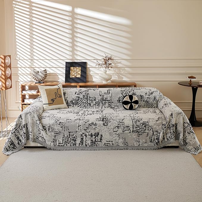 MYSKY HOME Boho Couch Cover Sofa Covers, Couch Covers by MYSKYHOME