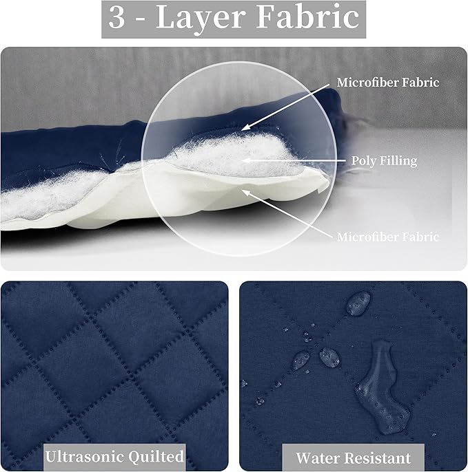 Easy-Going Full/Queen Size Reversible Quilt Set - Image 5
