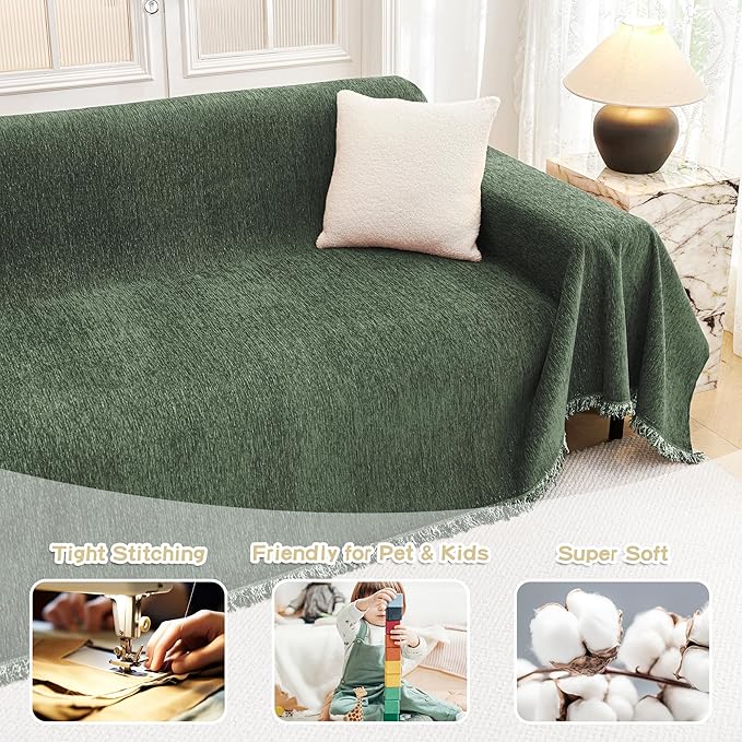 MYSKY HOME Couch Cover Sofa Covers Couch Covers - Image 3