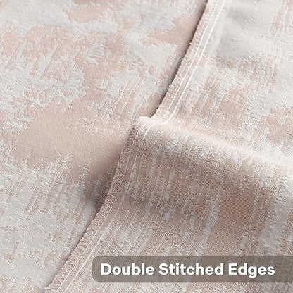 FUTEI Pink White Decorative Throw Pillow Covers 18x18 Inch Set of 2, Soft Faux - Image 4
