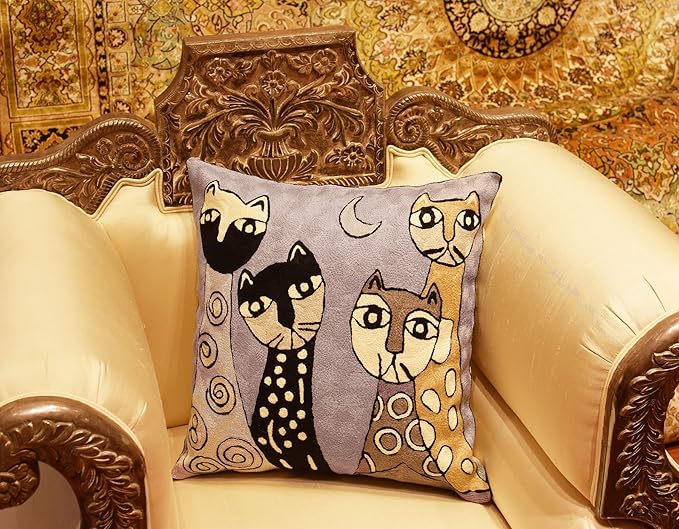 Picasso Cat Pillow Cover - Image 7