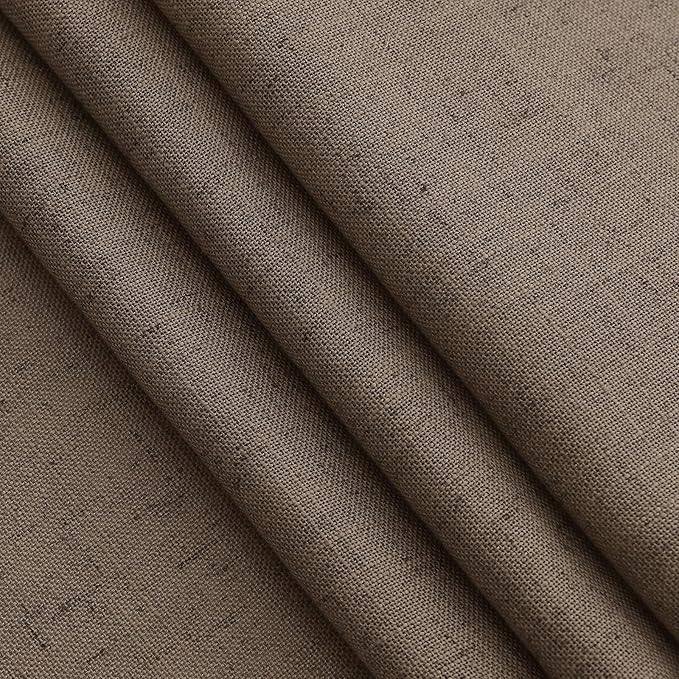 Light Brown Linen Curtains 84 Inches Long - Image 7