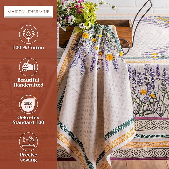 Maison d' Hermine Cloth Napkins Set of 4 100% Cotton Everyday Reusable Square - Image 2