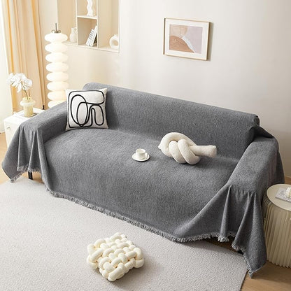 MEETSKY Couch Covers for Sofa Covers Washable, Dog Couch Covers for 2 Cushion - Image 8