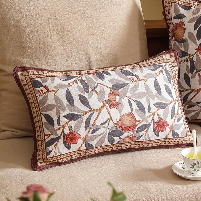 patdrea Designer Throw Pillow Covers Set of 2, Decorative Lumbar Pillowcases - Image 3