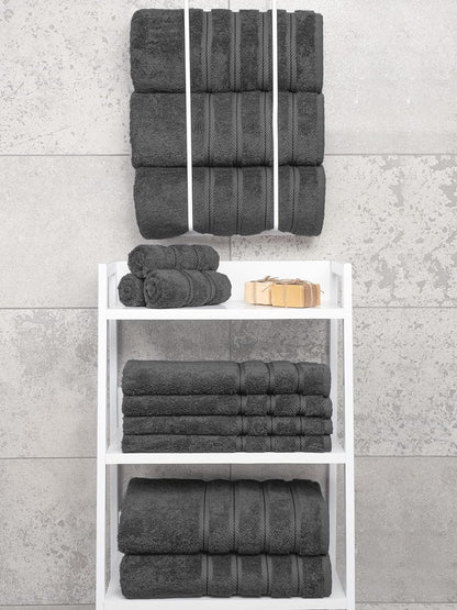 american soft linen 100% cotton luxury turkish towels on a desk or shelf