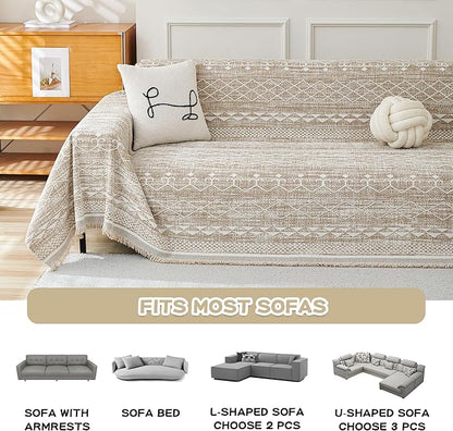 MEETSKY Boho Couch Cover Sofa Slipcover - Image 7