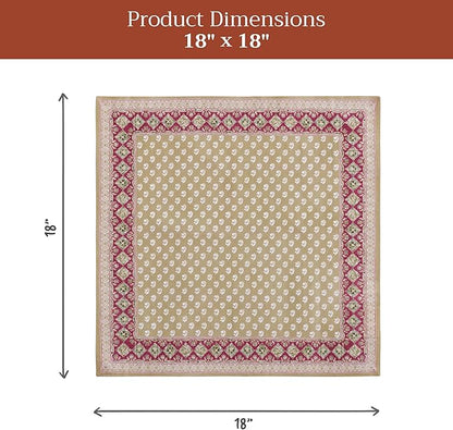 Maison d' Hermine Cloth Napkins Set of 4 100% Cotton Soft & Durable Everyday - Image 7
