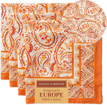 Maison d' Hermine Cloth Napkins Set of 4 100% Cotton by MaisondHermine