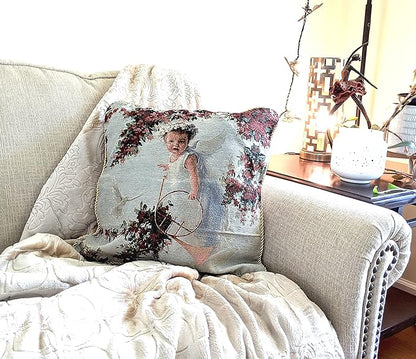 Tache 2 Piece 18 X 18 Inch Cupid's Horn Throw Pillow Cushion Cover - Image 5