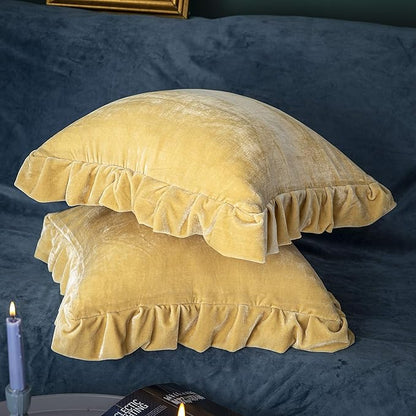 Velvet Throw Pillow Cover Soft Decorative Luxurious Solid Square Cushion Case - Image 7