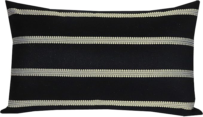 Slow Cow Decorative Rectangular Throw Pillow Cover Textured Lumbar Accent by SLOW+COW