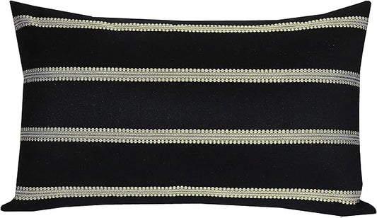 Slow Cow Decorative Rectangular Throw Pillow Cover Textured Lumbar Accent by SLOW+COW