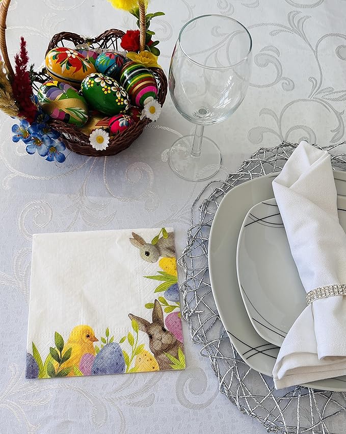 AM Decor Easter Luncheon Paper Napkins 20-Count Dinner Paper Napkins - Image 2