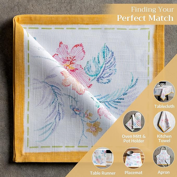Maison d' Hermine Cloth Napkins Set of 4 100% Cotton Everyday Reusable Square - Image 5
