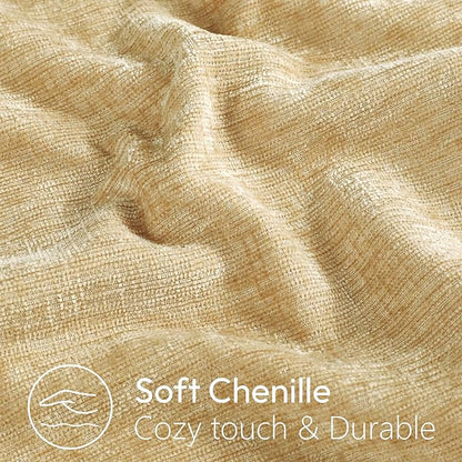 Stellhome Pack of 2 Soft Textured Throw Decorative Pillow Covers Square Accent - Image 2