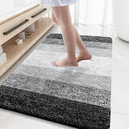 OLANLY Bathroom Rugs Mat 59x35, Extra Soft Absorbent Microfiber Bath Rugs by OLANLY