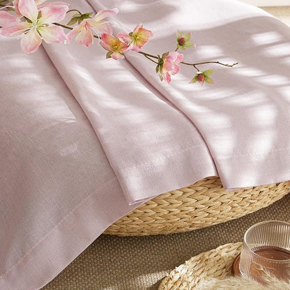 NICETOWN Linen Blush Pink Curtains - Image 6