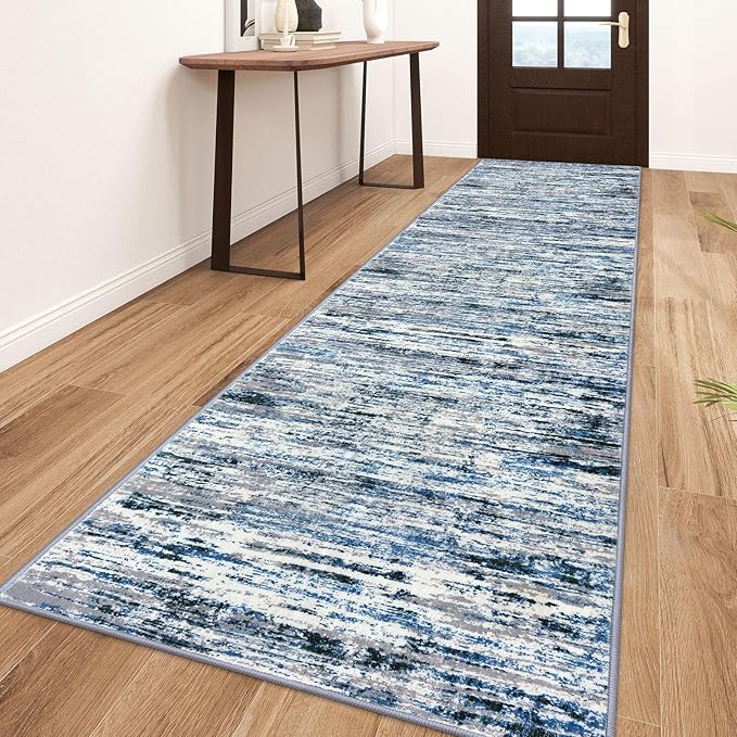 Modern Abstract Runner Rug 3x10 by lansny