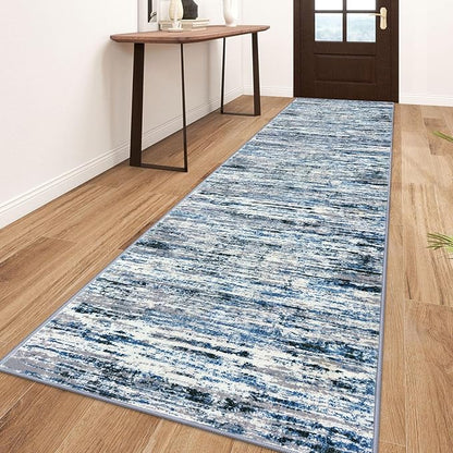 Modern Abstract Runner Rug 3x10 by lansny
